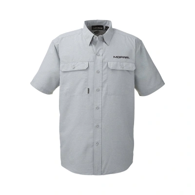 Men's Dri Duck Woven Short Sleeve Button Down